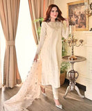3 Piece - Embroidered Raw Silk Suit