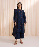 3 Piece - Embroidered Khaddar Suit