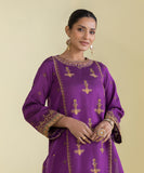 Embroidered Cotton Net Shirt