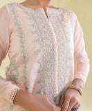 Embroidered Cotton Net Shirt