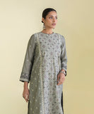 Embroidered Cotton Net Shirt