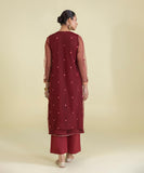 Embroidered Net Shirt