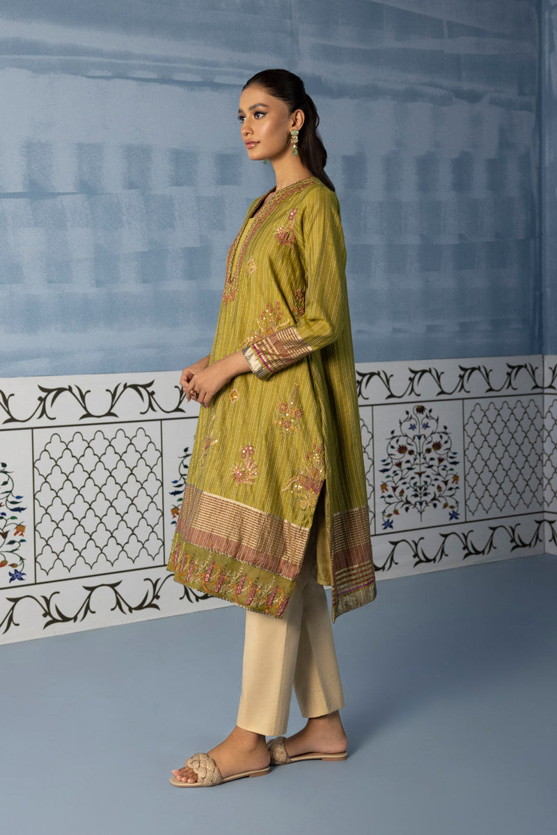 Embroidered Yarn Dyed Shirt