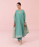 3 Piece - Embroidered Karandi Suit