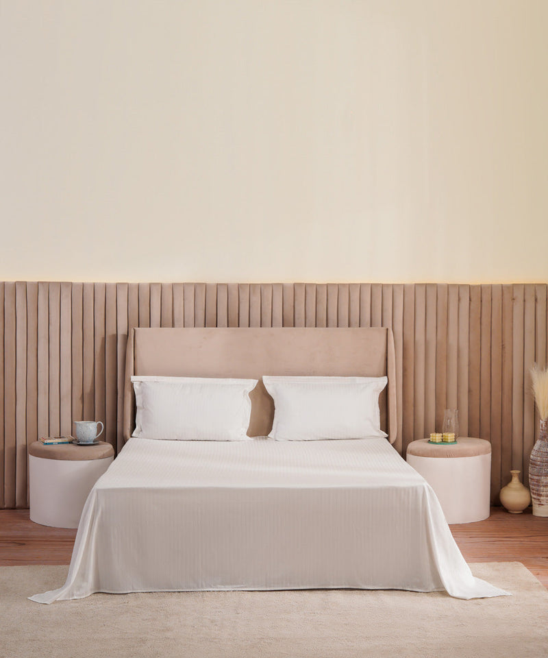 Illusion White - Bed Sheet