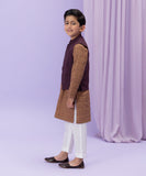 Embroidered Melange Waistcoat