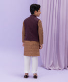 Embroidered Melange Waistcoat