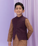 Embroidered Melange Waistcoat