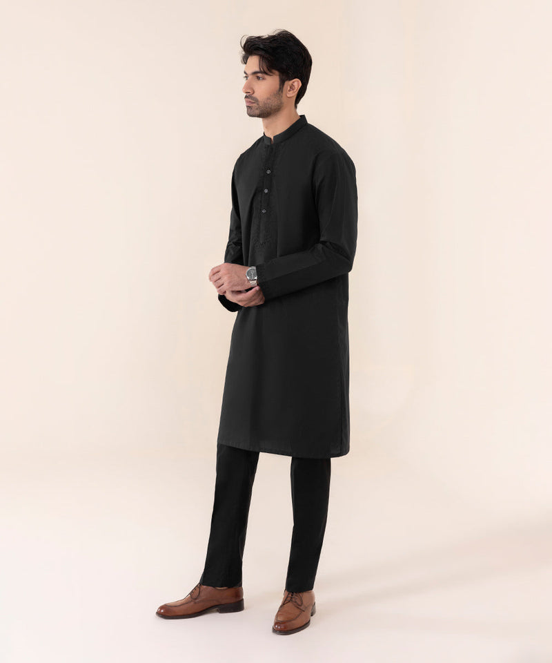 Embroidered Cotton Kurta