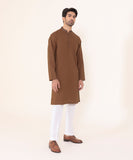 Embroidered Jacquard Kurta
