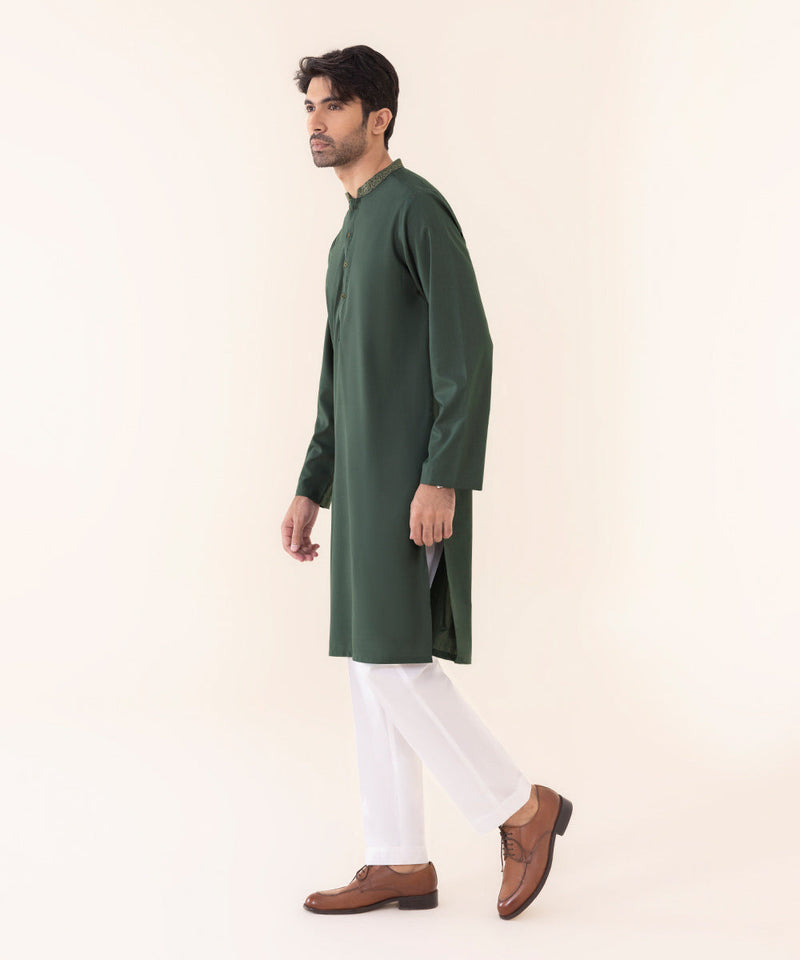 Embroidered Wash & Wear Kurta