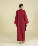 Embroidered Cotton Satin Shirt