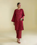 Embroidered Cotton Satin Shirt