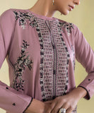 Embroidered Cotton Satin Shirt