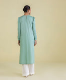 Embroidered Cotton Satin Shirt