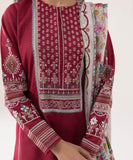 2 Piece - Embroidered Cotton Suit