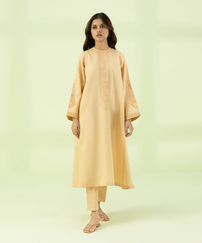 Embroidered Pure Linen Shirt