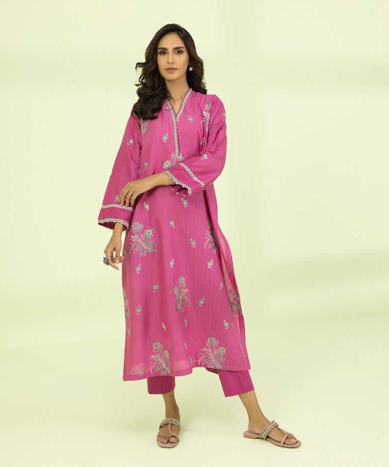 Embroidered Dobby Shirt