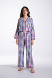 Checkered Loose Fit Pajamas