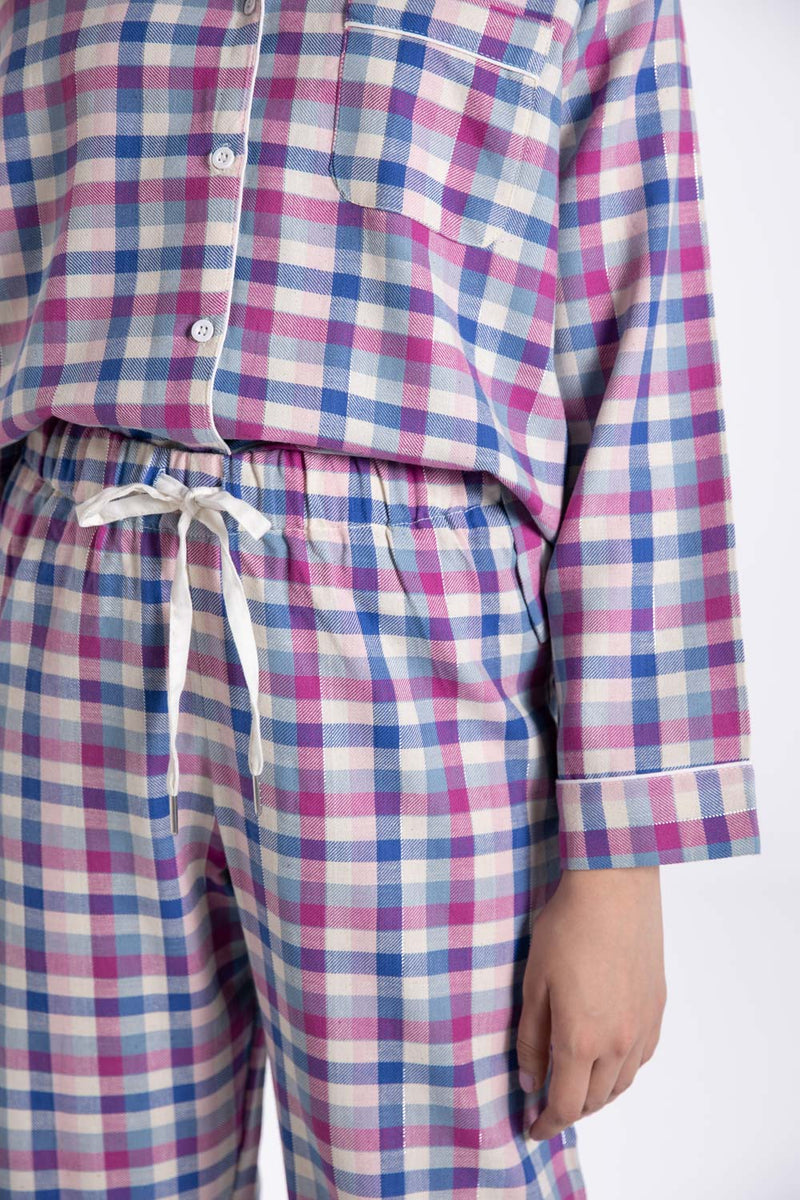 Checkered Loose Fit Pajamas