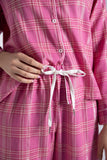 Checkered Loose Fit Pajamas