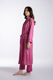 Printed Satin Robe