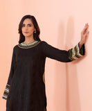 2 Piece - Embroidered Cotton Linen Suit