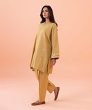 2 Piece - Embroidered Cotton Linen Suit