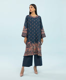 2 Piece - Printed Silk Suit