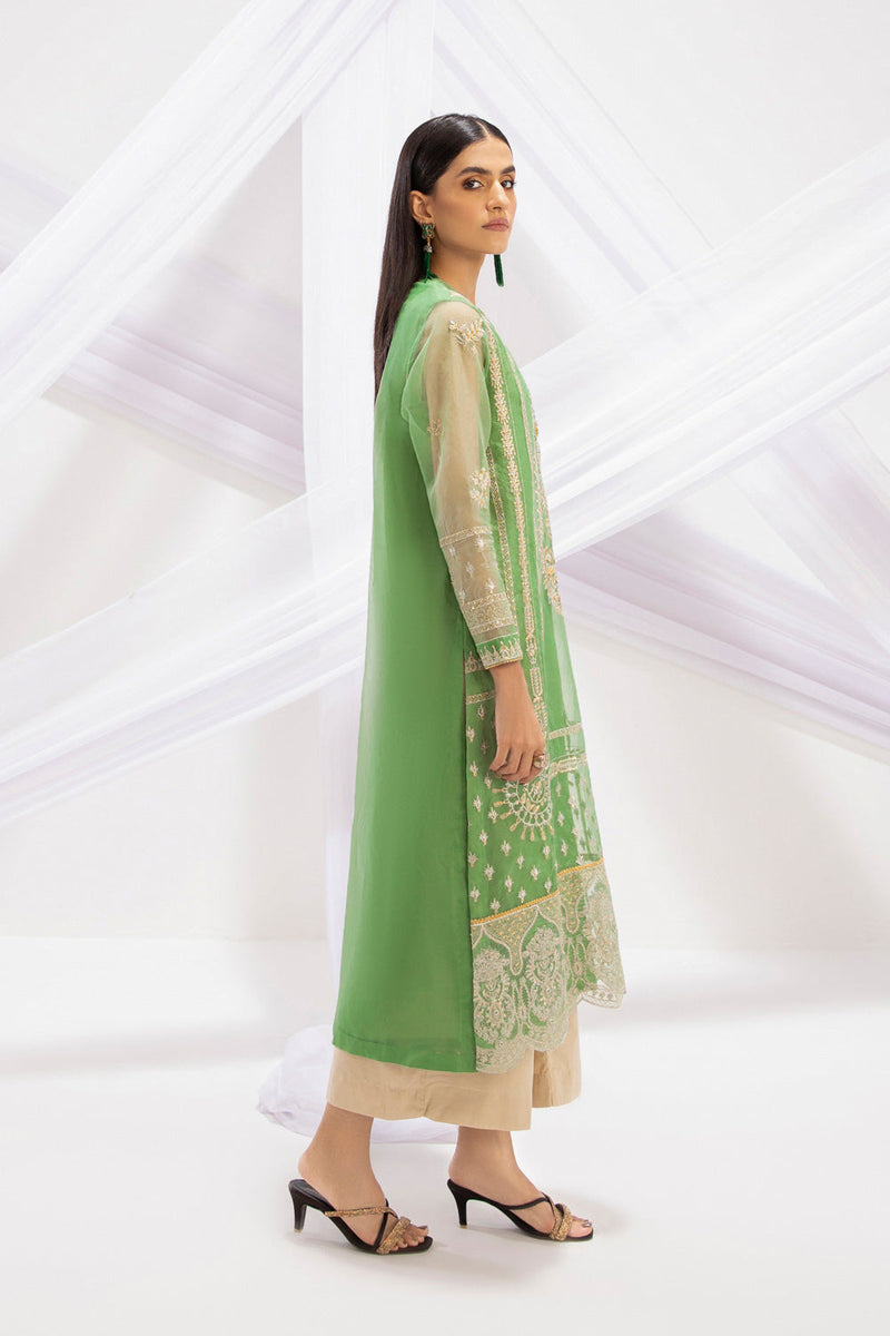 Embroidered Organza Shirt