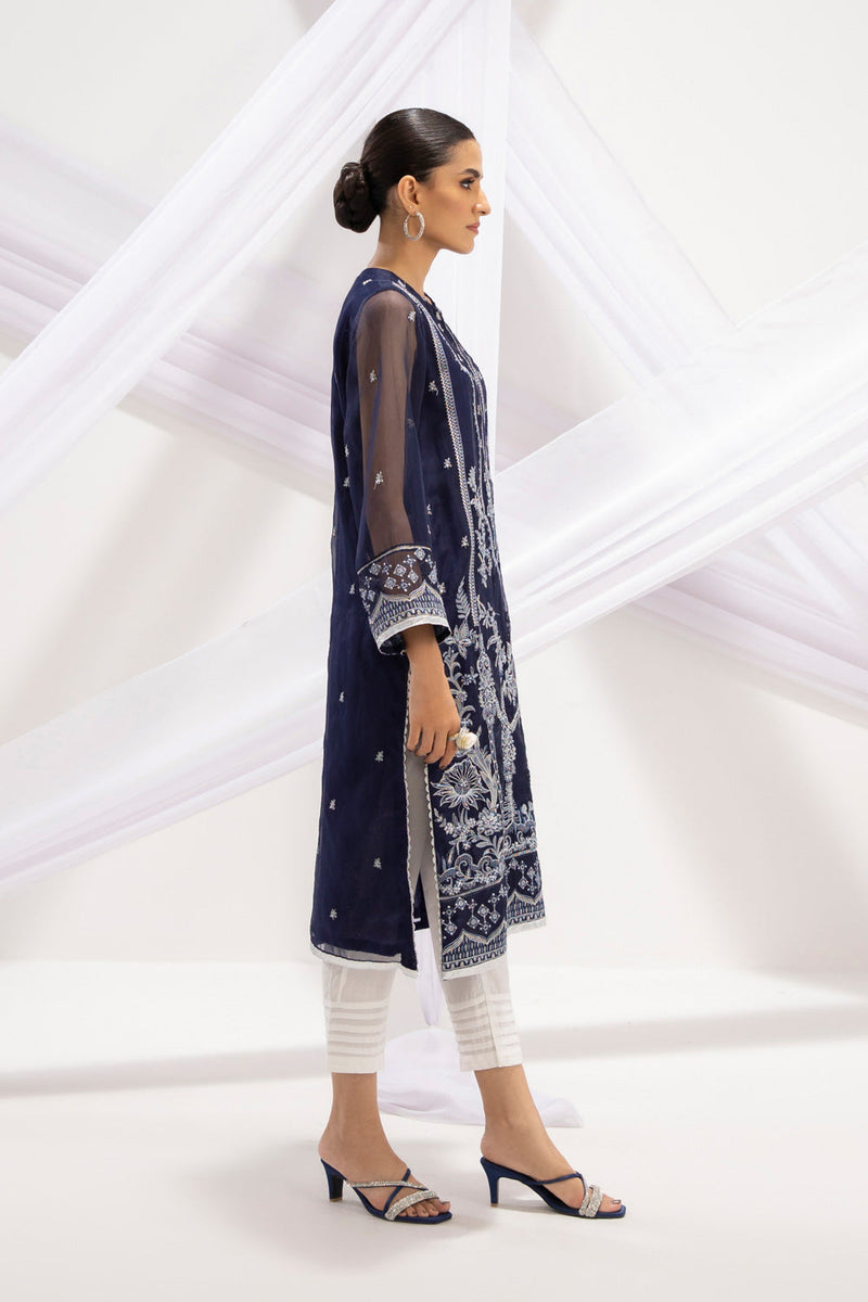 Embroidered Organza Shirt