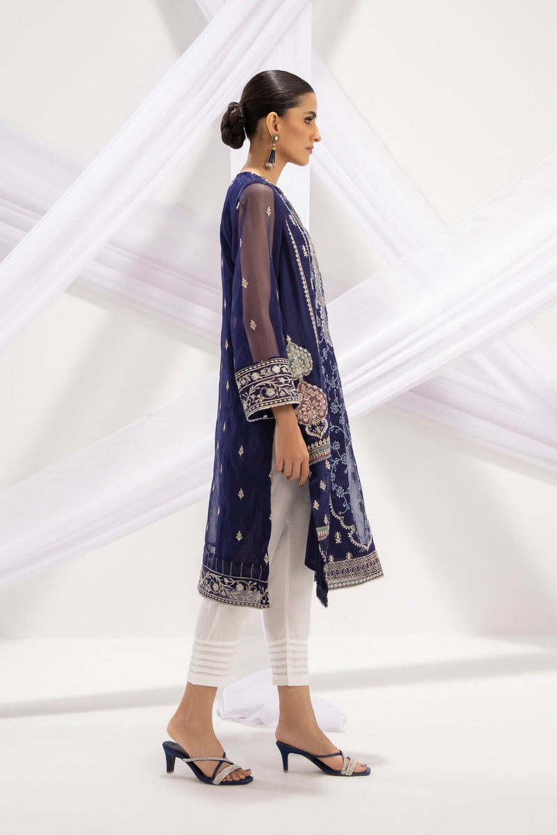 Embroidered Organza Shirt