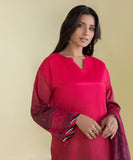 2 Piece - Printed Silk Suit