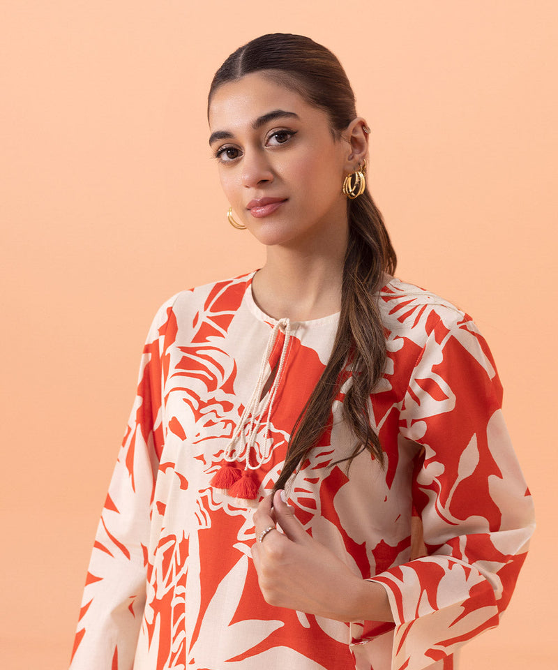 Printed Cambric Shirt