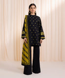 3 Piece - Embroidered Khaddar Suit