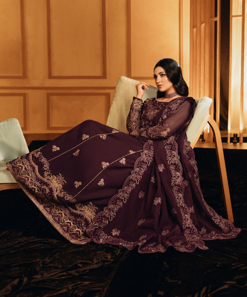 3 Piece - Embroidered Karandi Suit