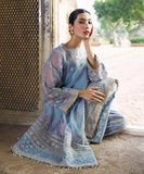 3 Piece - Embroidered Organza Suit