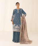 3 Piece - Embroidered Velvet Suit