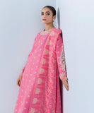 3 Piece - Embroidered Khaddar Suit