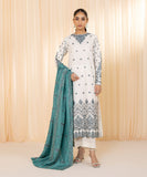 3 Piece - Embroidered Jacquard Suit