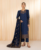 3 Piece - Embroidered Jacquard Suit