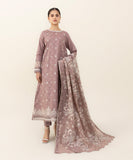 3 Piece - Embroidered Jacquard Suit