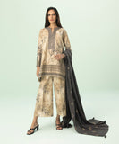 3 Piece - Embroidered Khaddar Suit