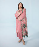 3 Piece - Embroidered Khaddar Suit