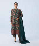 3 Piece - Embroidered Khaddar Suit