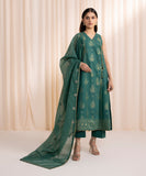 3 Piece - Embroidered Jacquard Suit