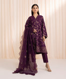 3 Piece - Embroidered Jacquard Suit