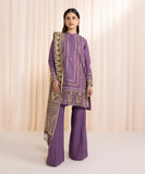 3 Piece - Embroidered Khaddar Suit