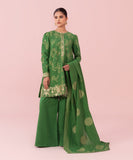3 Piece - Embroidered Jacquard Suit