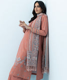 3 Piece - Embroidered Khaddar Suit